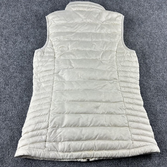 Eastern Mountain Sports Vest Womens Small White DownTek Quilted Down Puffer - Picture 6 of 9